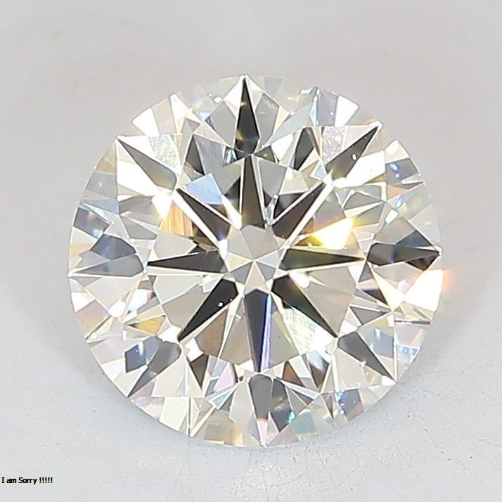 Round Lab Created Diamond