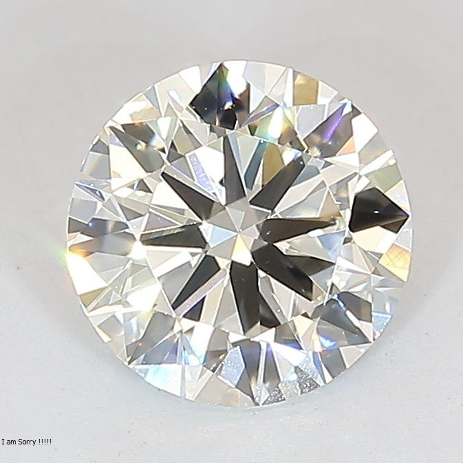 Round Lab Created Diamond