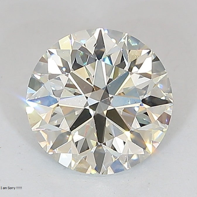 Round Lab Created Diamond
