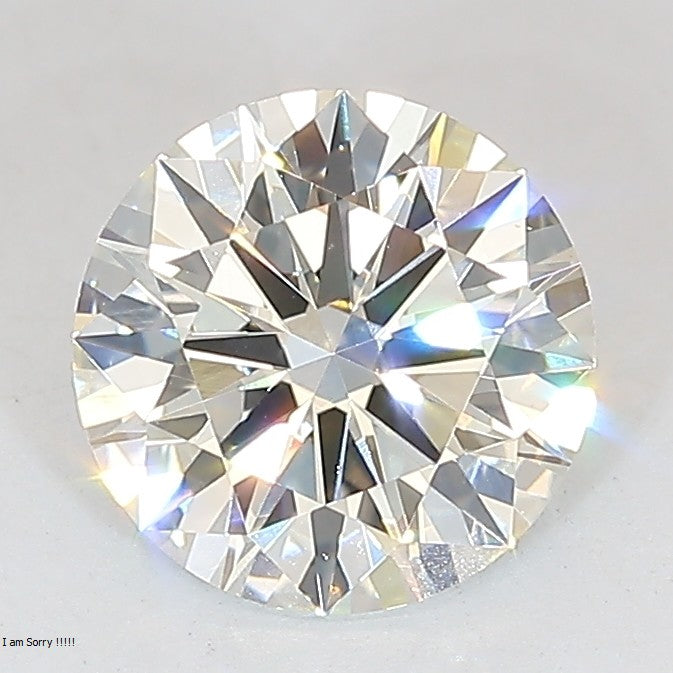 Round Lab Created Diamond