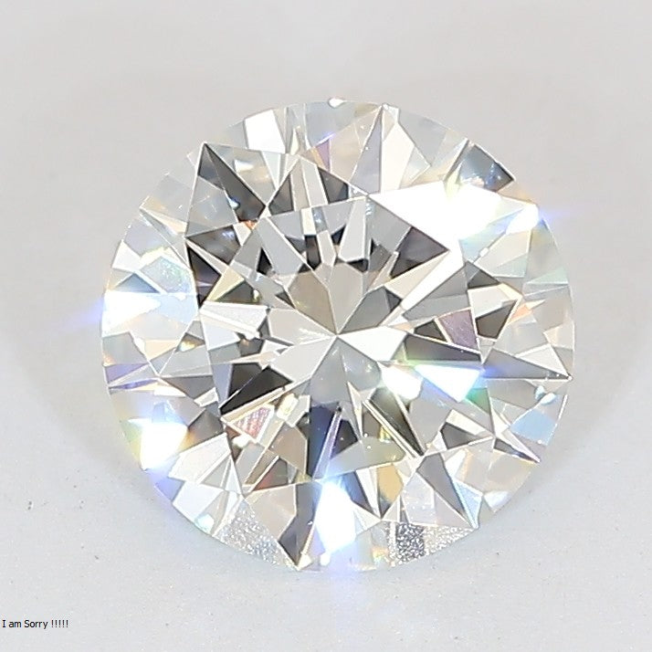 Round Lab Created Diamond