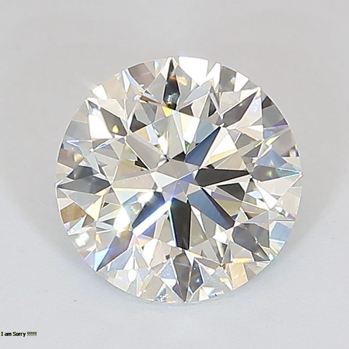 Round Lab Created Diamond