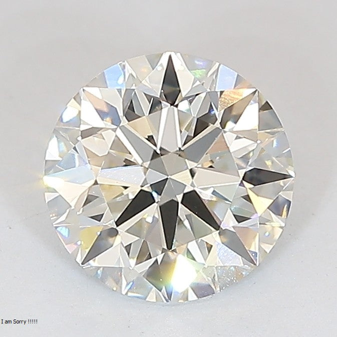 Round Lab Created Diamond