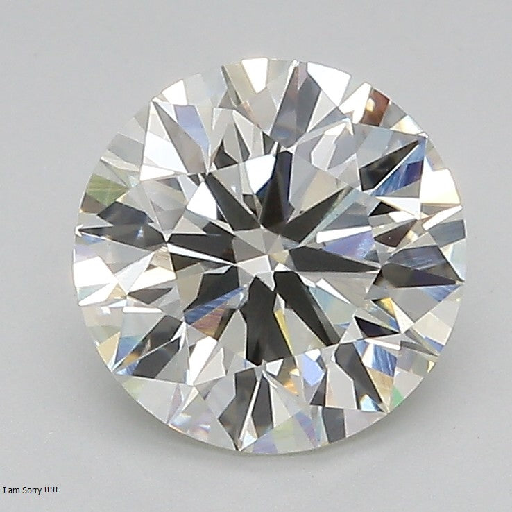 Round Lab Created Diamond