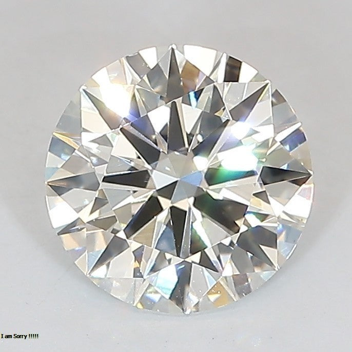Round Lab Created Diamond