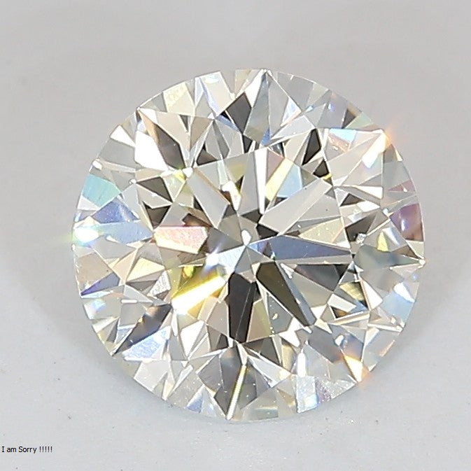 Round Lab Created Diamond