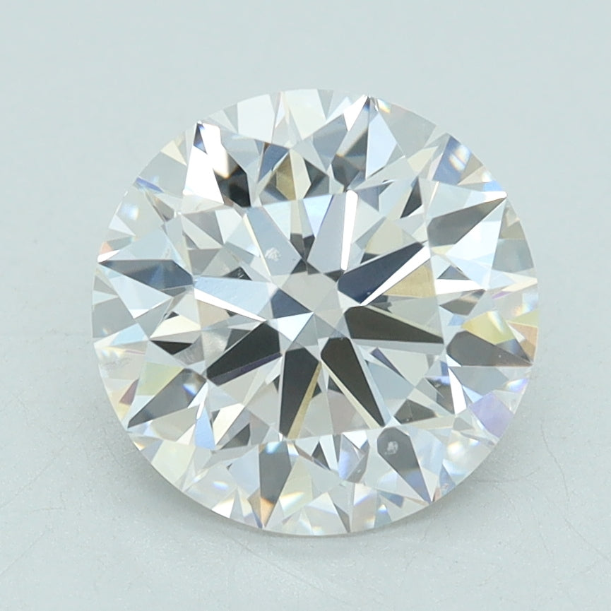 Round Lab Created Diamond