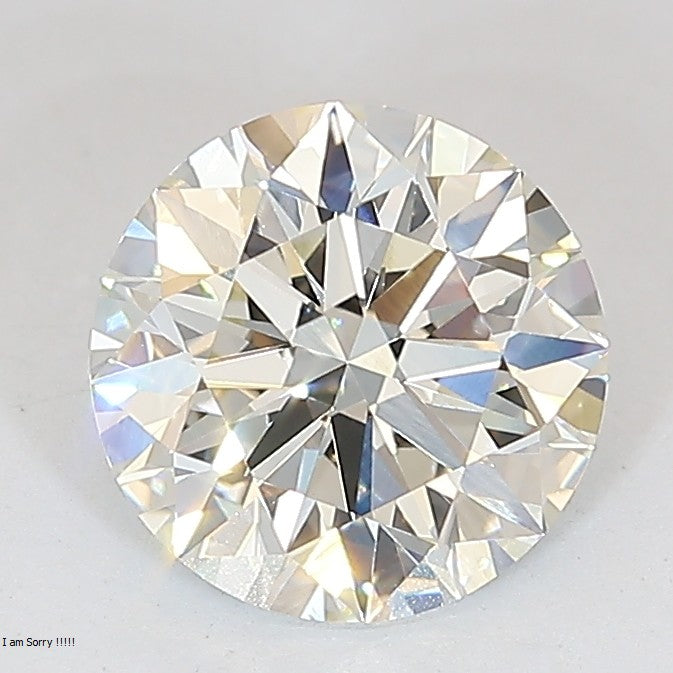 Round Lab Created Diamond