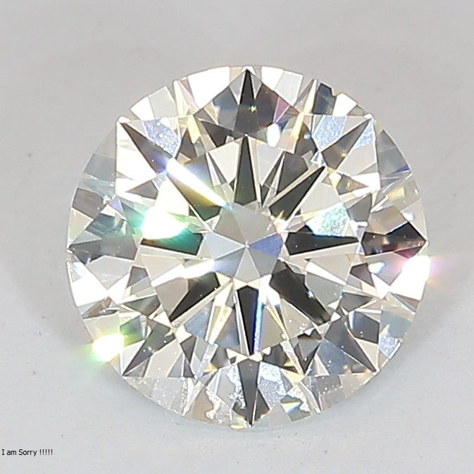 Round Lab Created Diamond