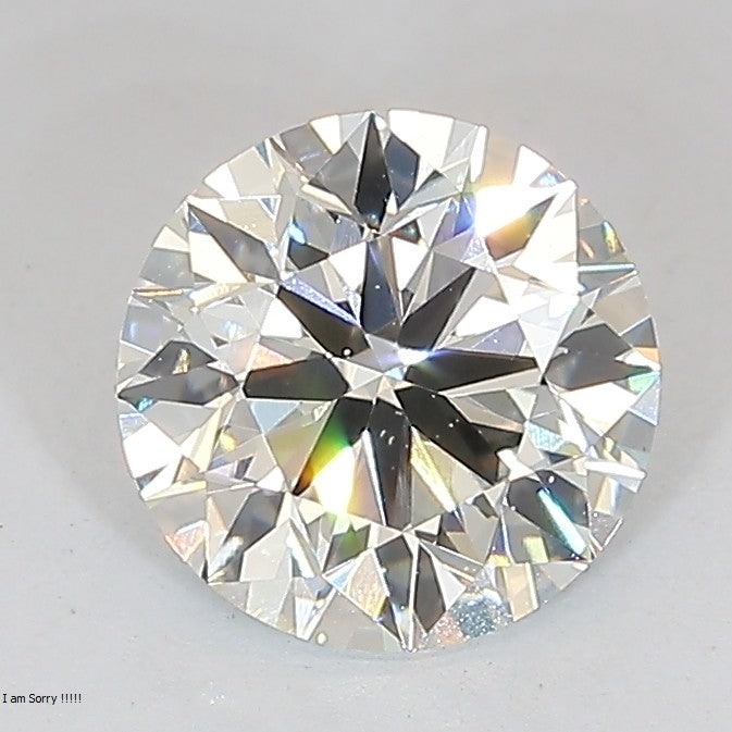 Round Lab Created Diamond