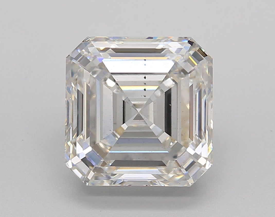 SQUARE Emerald Lab Created Diamond