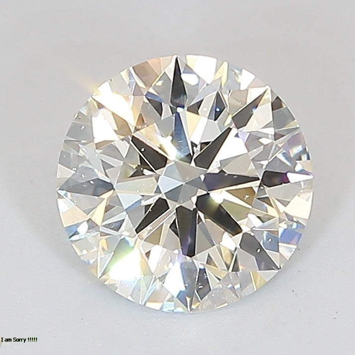 Round Lab Created Diamond