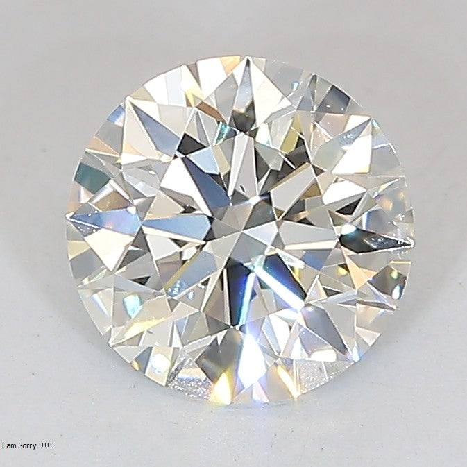 Round Lab Created Diamond