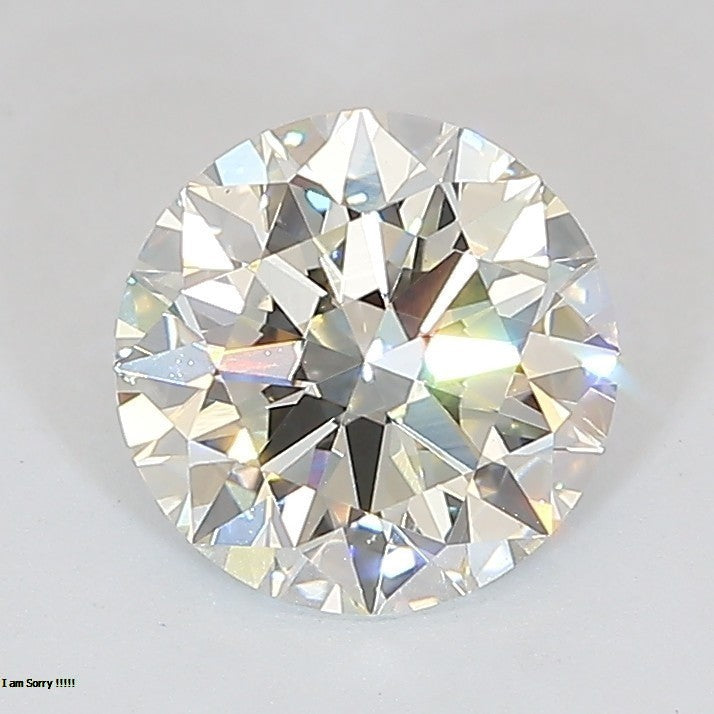 Round Lab Created Diamond