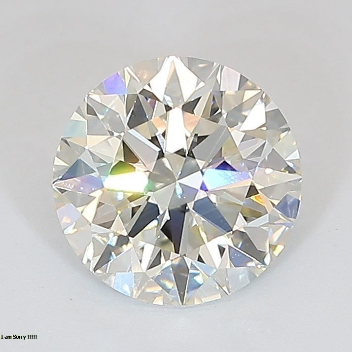 Round Lab Created Diamond