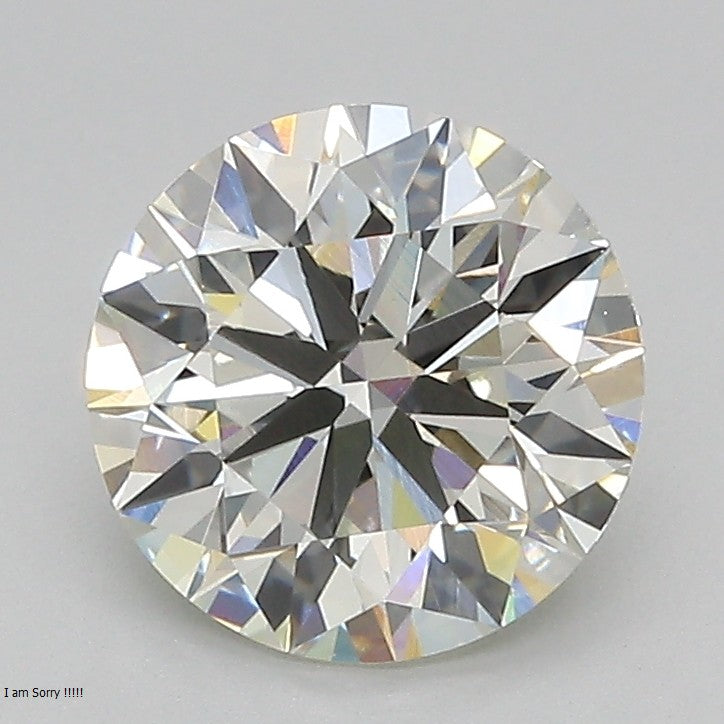 Round Lab Created Diamond