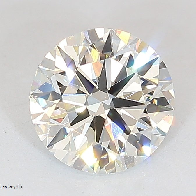 Round Lab Created Diamond