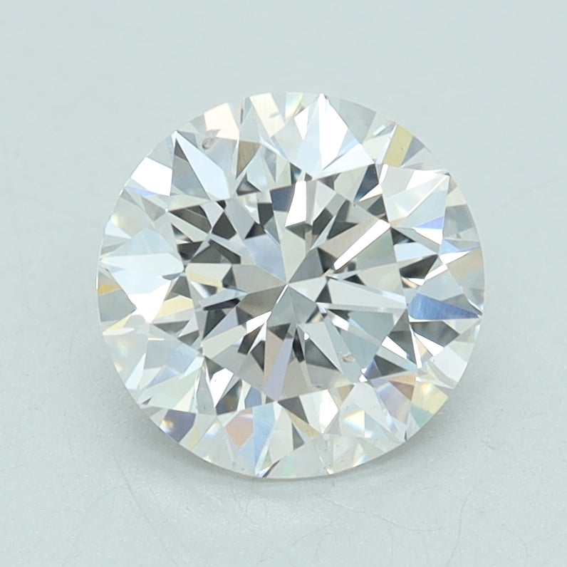 Round Lab Created Diamond