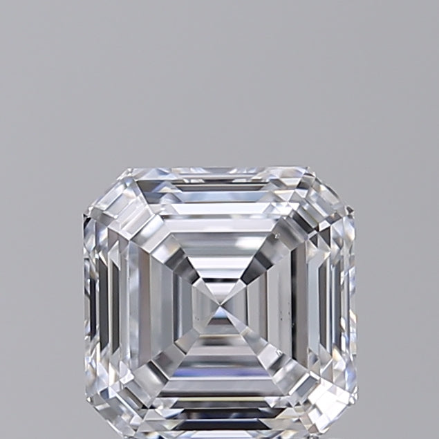 SQUARE Emerald Lab Created Diamond