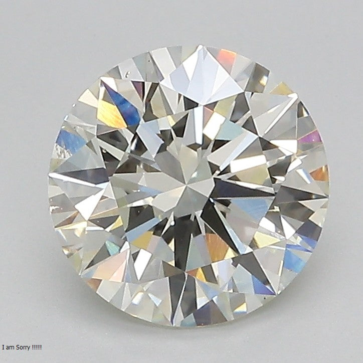 Round Lab Created Diamond
