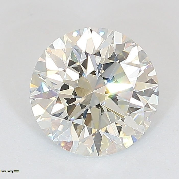Round Lab Created Diamond