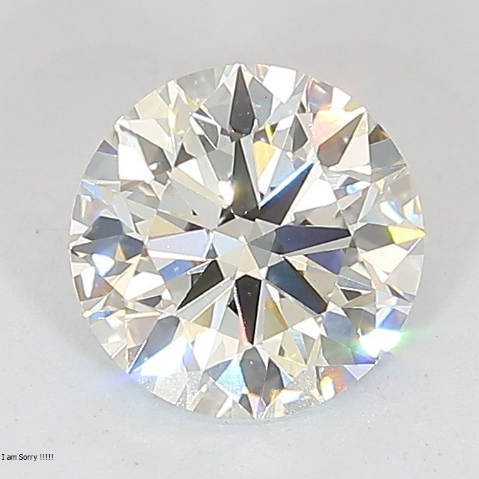 Round Lab Created Diamond