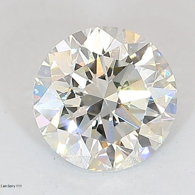 Round Lab Created Diamond