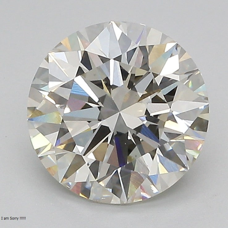 Round Lab Created Diamond