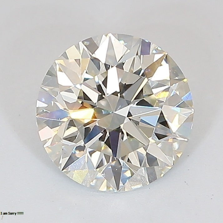 Round Lab Created Diamond
