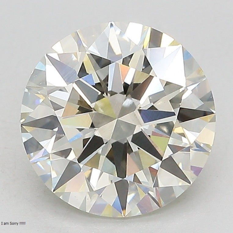 Round Lab Created Diamond