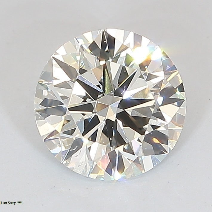 Round Lab Created Diamond
