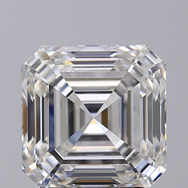 SQUARE Emerald Lab Created Diamond