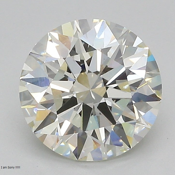 Round Lab Created Diamond