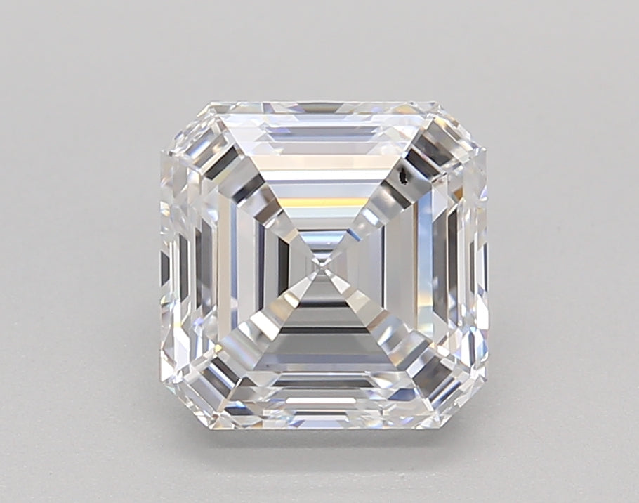 SQUARE Emerald Lab Created Diamond