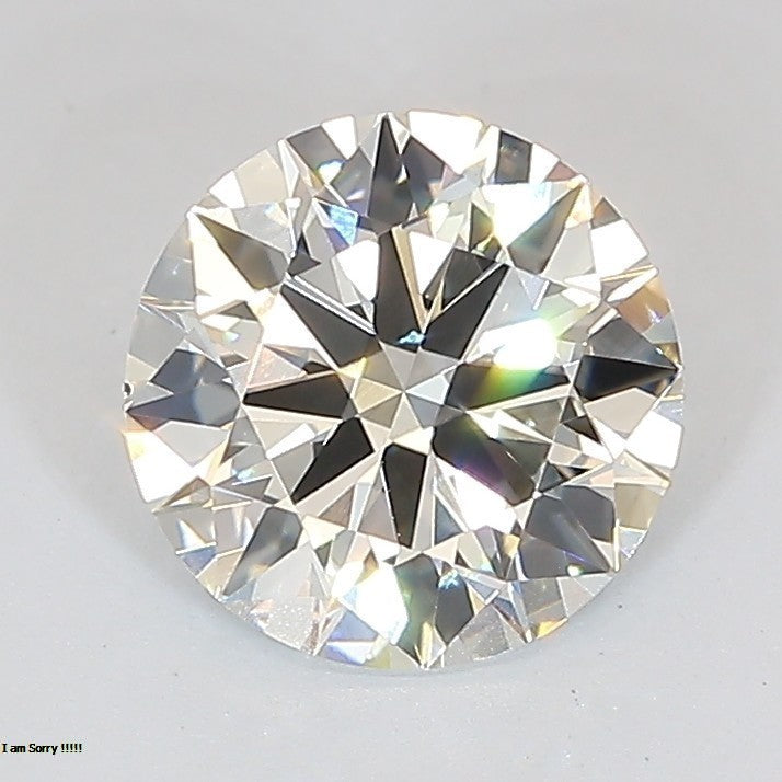 Round Lab Created Diamond