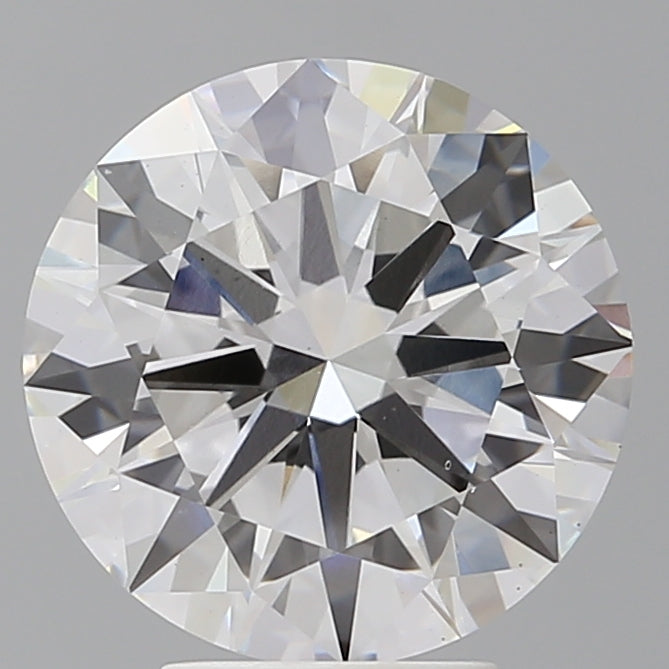 Round Lab Created Diamond