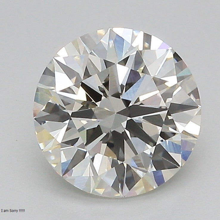 Round Lab Created Diamond