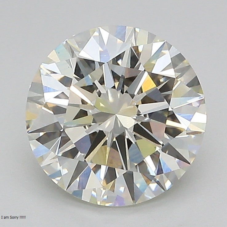 Round Lab Created Diamond