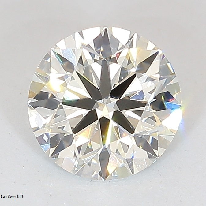 Round Lab Created Diamond