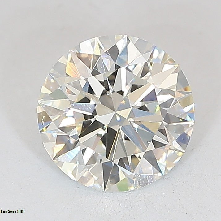 Round Lab Created Diamond