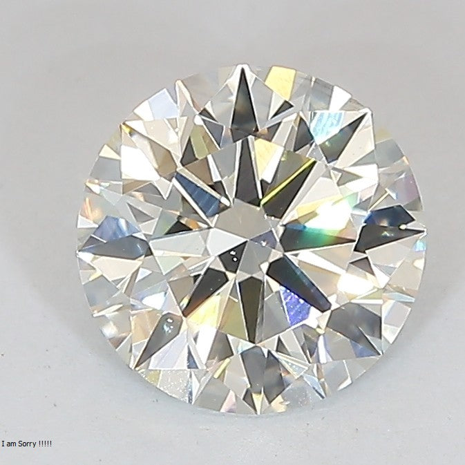 Round Lab Created Diamond