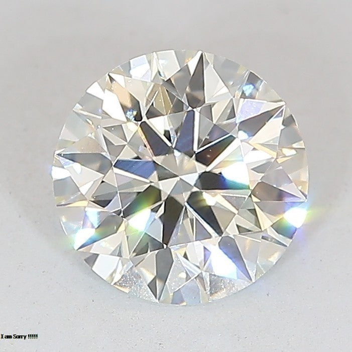 Round Lab Created Diamond