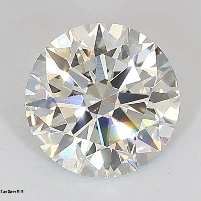 Round Lab Created Diamond