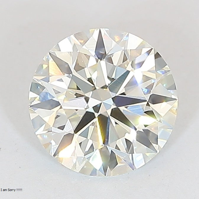 Round Lab Created Diamond