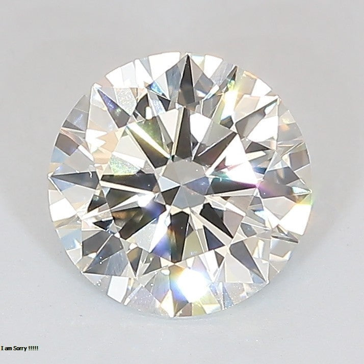 Round Lab Created Diamond