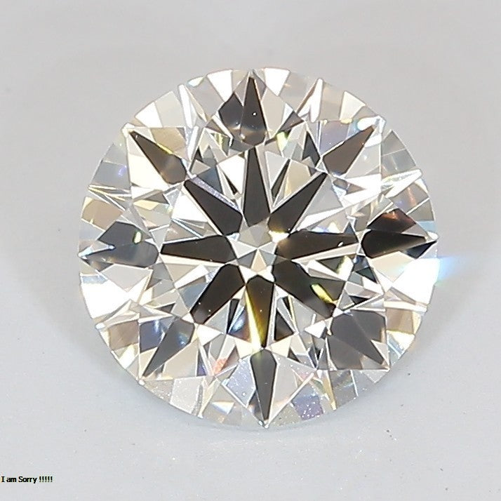 Round Lab Created Diamond
