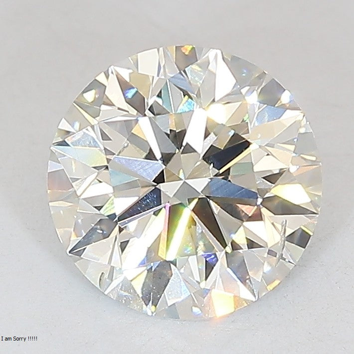 Round Lab Created Diamond