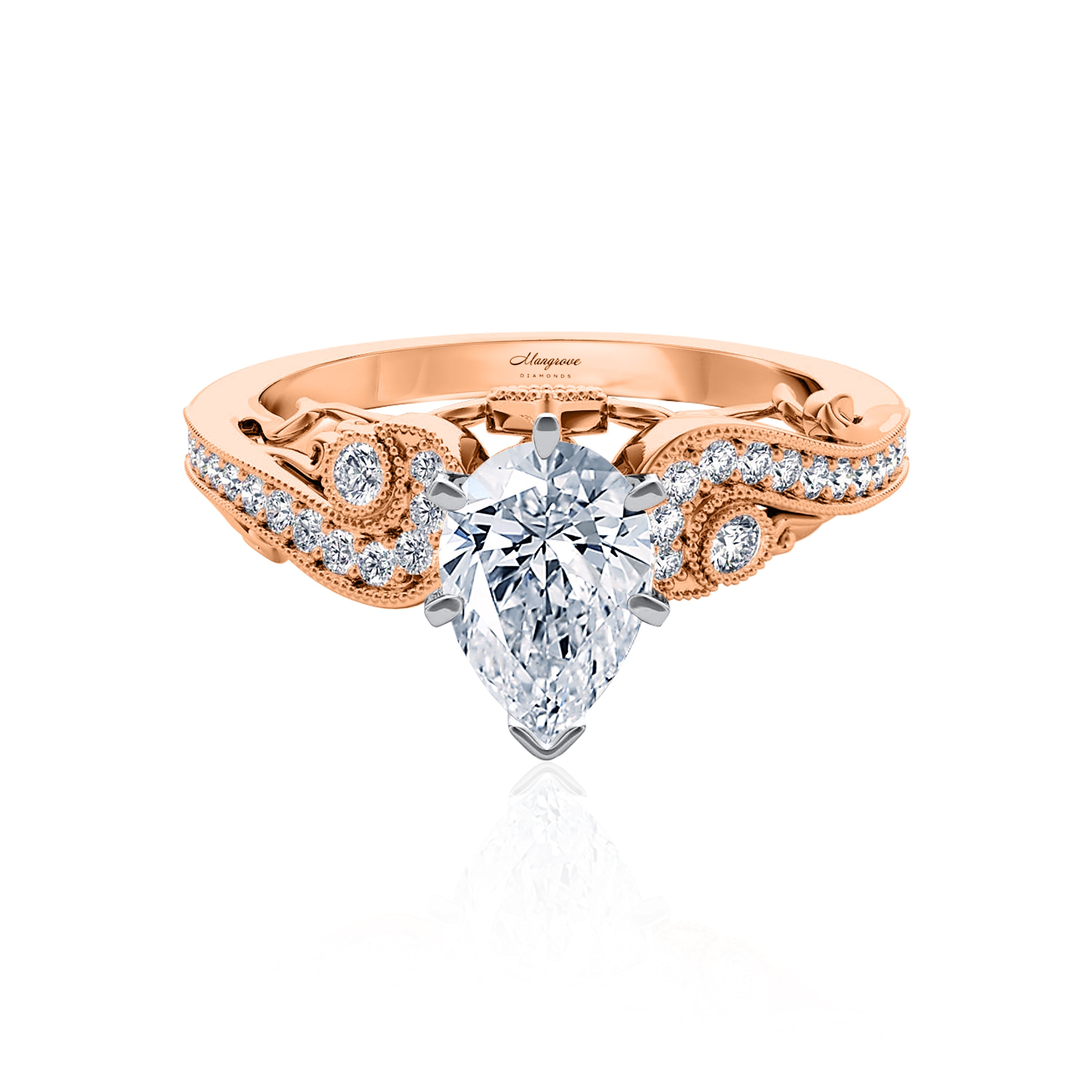 #Metal_14K Rose Gold#Prong_Standard#Shape_Pear