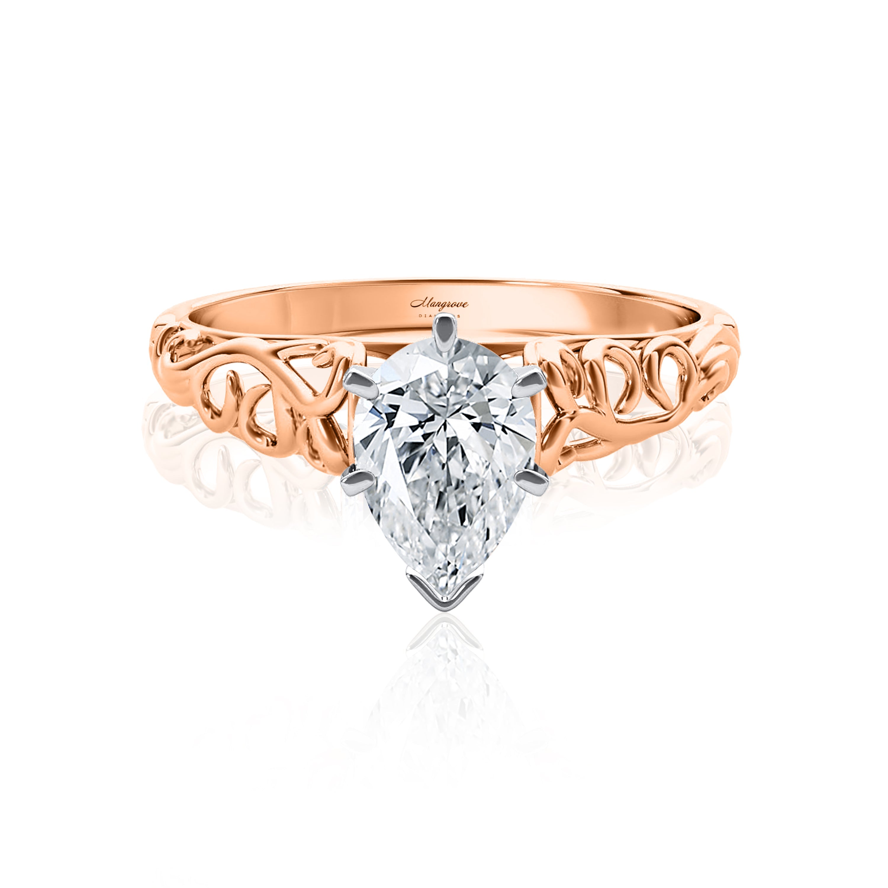 #Metal_14K Rose Gold#Prong_Standard#Shape_Pear