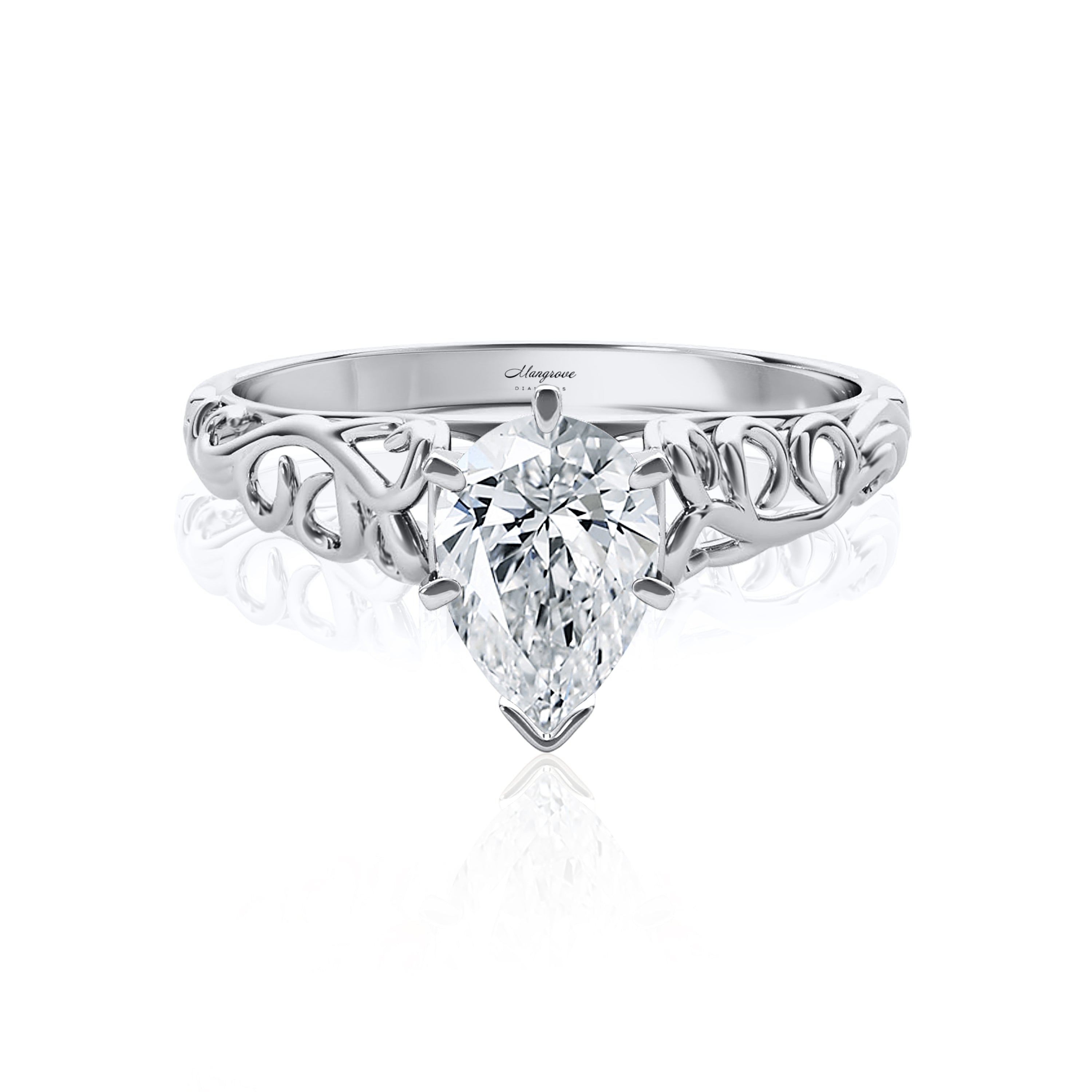 #Metal_14K White Gold#Prong_Standard#Shape_Pear#Metal_18K White Gold#Metal_Platinum